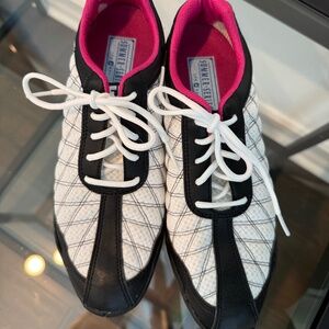 FootJoy Summer Series Women’s Mesh Golf Shoe Size 6 Pink/White/Black